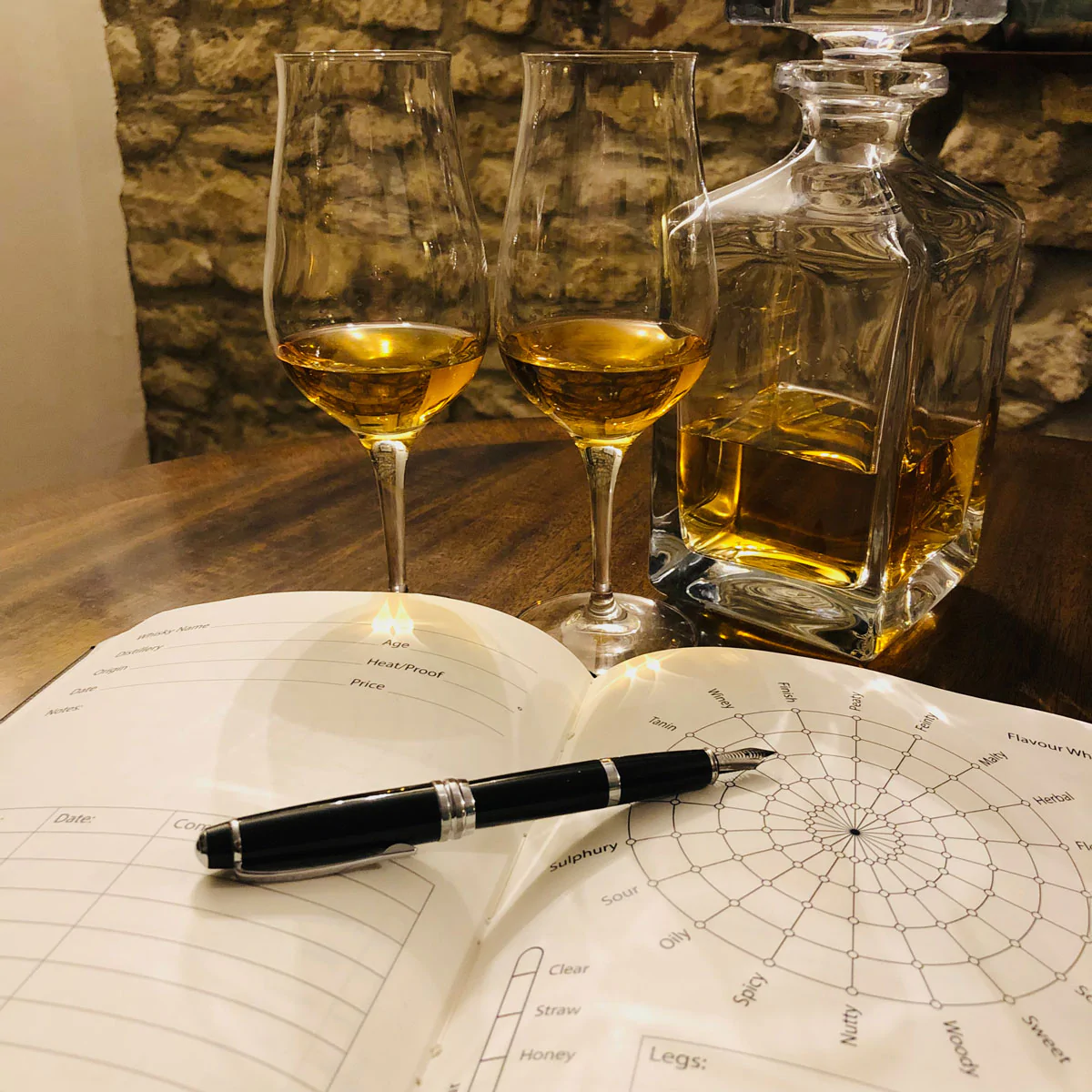 whisky tasting notebook whisky gift